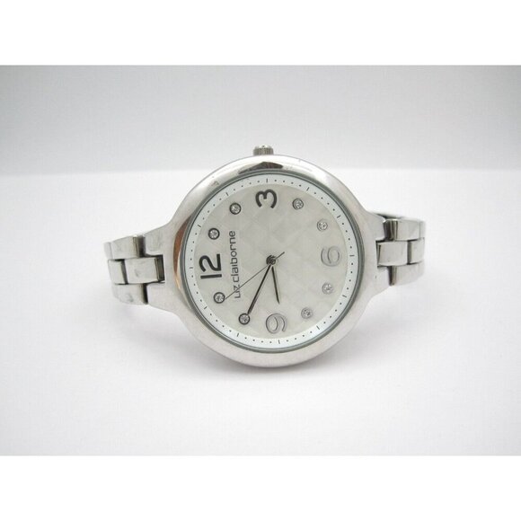 Women Liz Claiborne Quartz WR Analog 39mm Round Watch (H555) "New Battery" - Picture 6 of 9